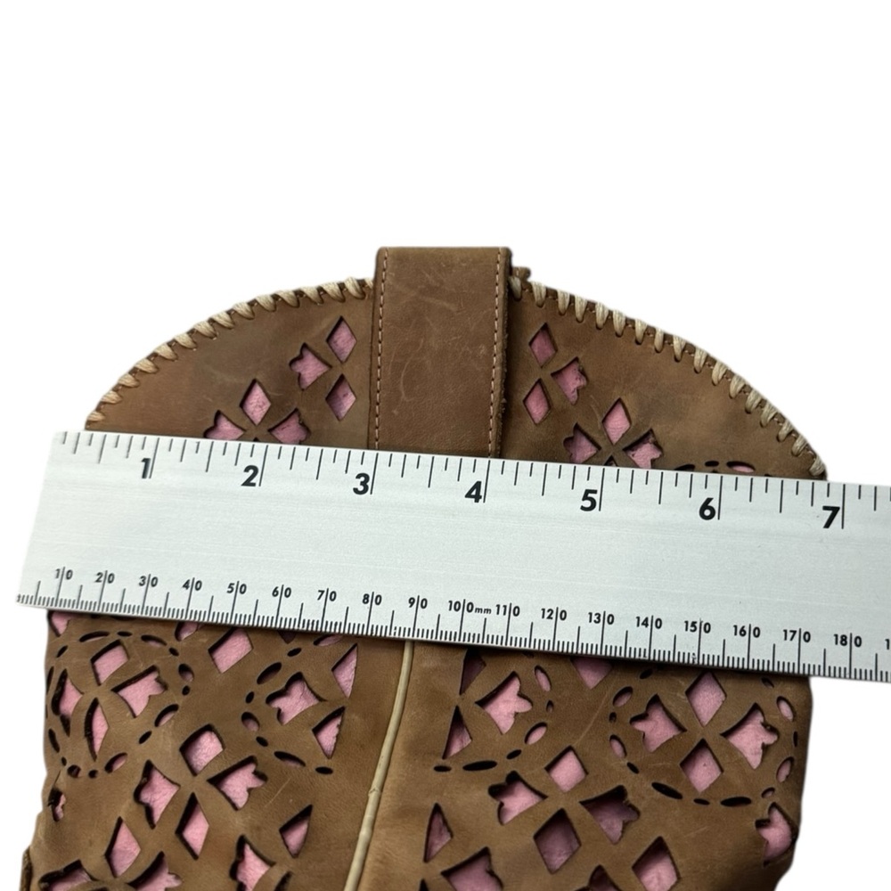 Corral Snakeskin Laser Cut Western Boots Size 9M - Picture 15 of 15